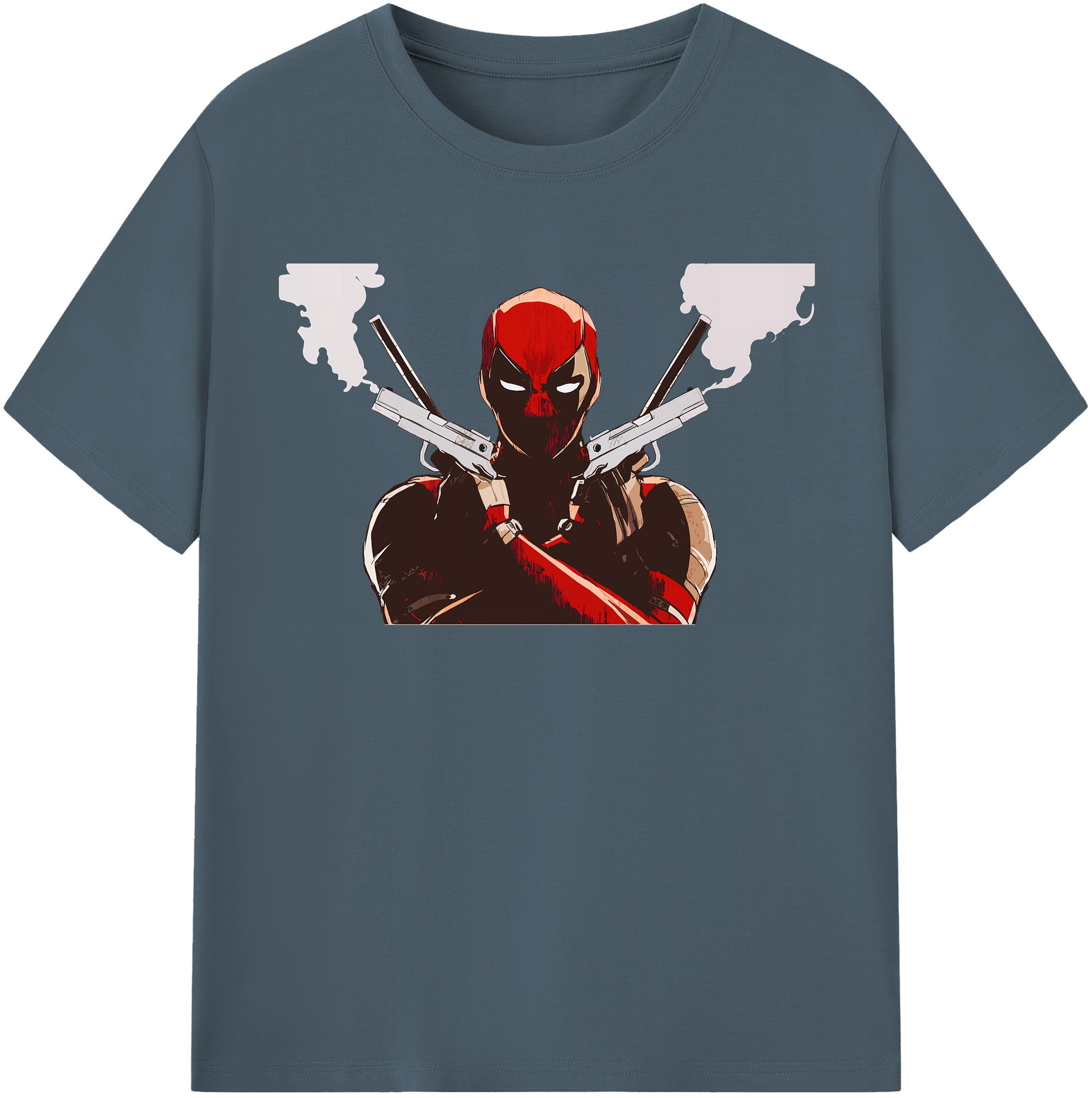 （画像用） Deadpool デッドプール 綿100％半袖Tシャツ（フロントプリント）